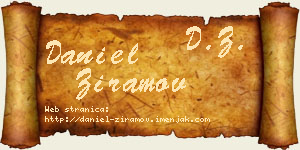 Daniel Ziramov vizit kartica